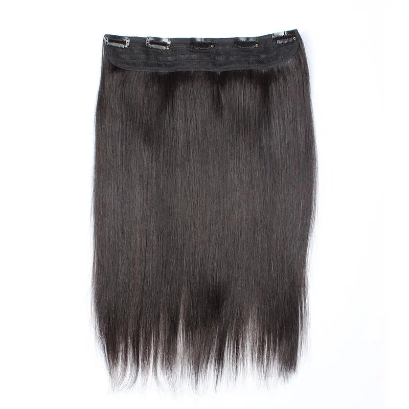 One Piece 3/4 Full Head Clip-in Virgin Human Hair Extensions