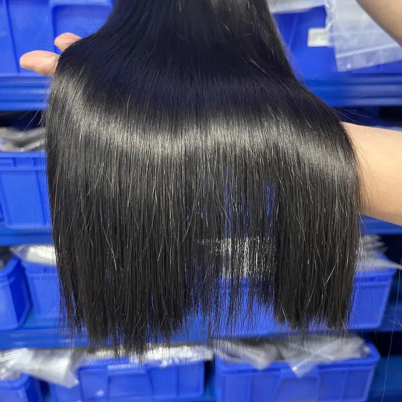 Straight Bulk Virgin Human Hair For Braiding