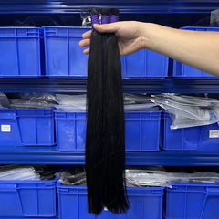 Straight Bulk Virgin Human Hair For Braiding