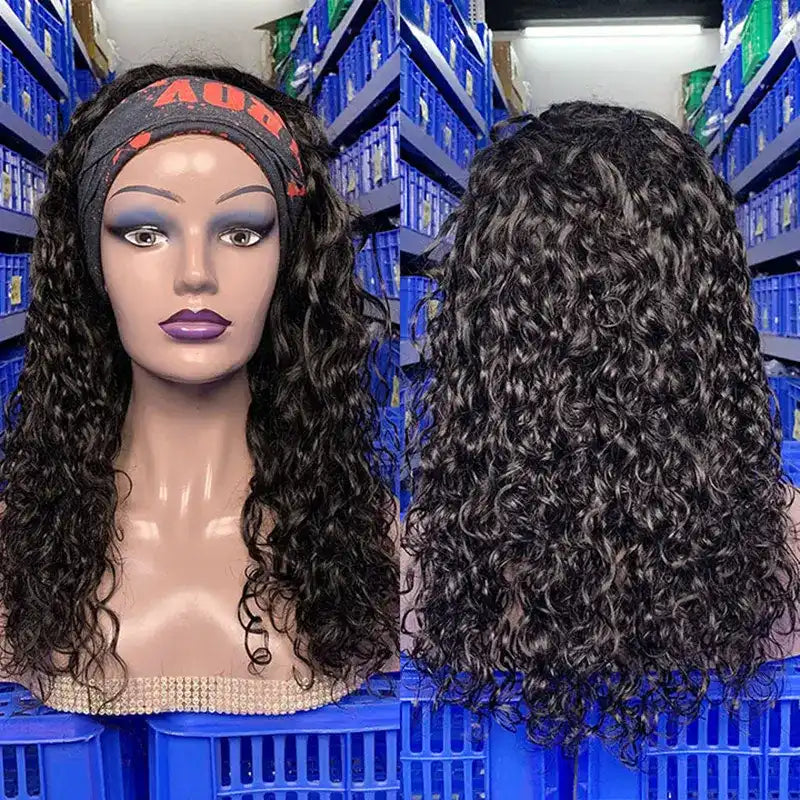 Straight Wavy Kinky & Curly Headband Raw Hair Wig