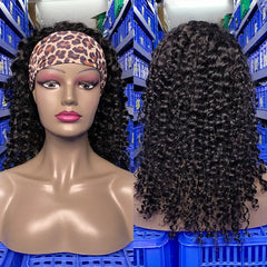 Straight Wavy Kinky & Curly Headband Raw Hair Wig