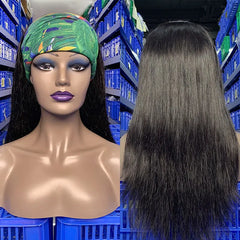 Straight Wavy Kinky & Curly Headband Raw Hair Wig
