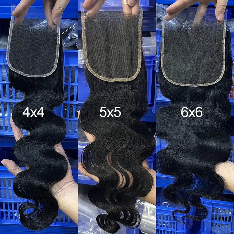 Transparent Lace Closure & Frontal Body Wave