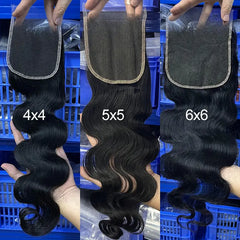 Transparent Lace Closure & Frontal Body Wave