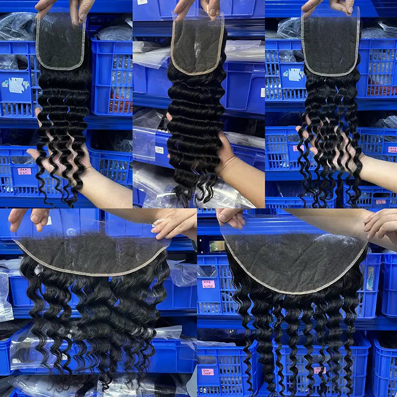 Transparent Lace Closure & Frontal Loose Deep