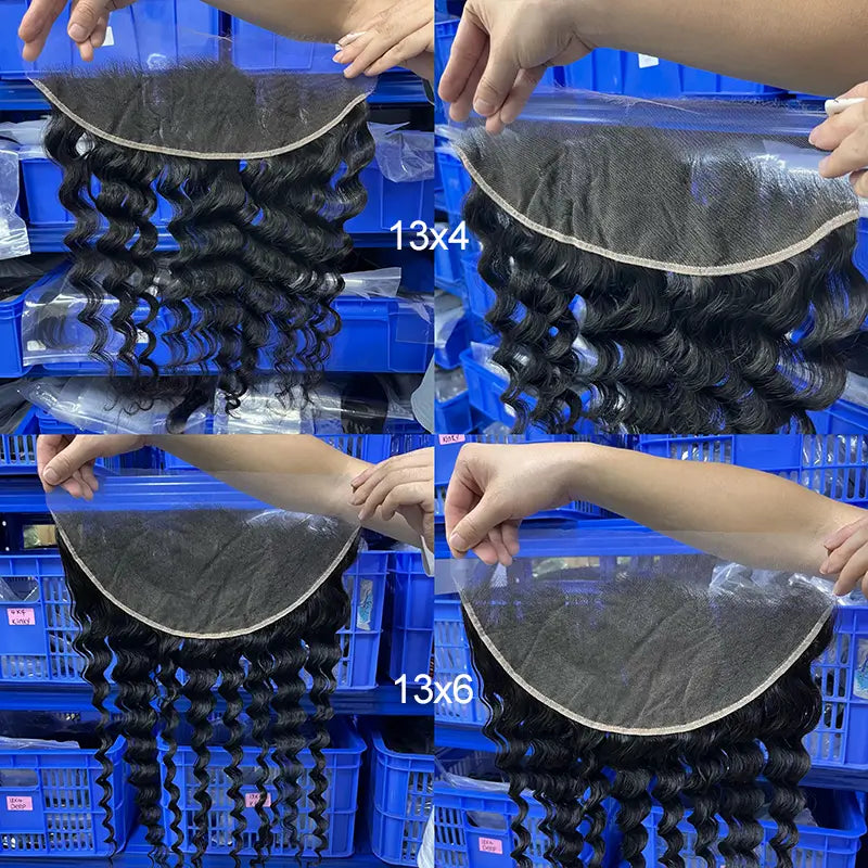 Transparent Lace Closure & Frontal Loose Deep