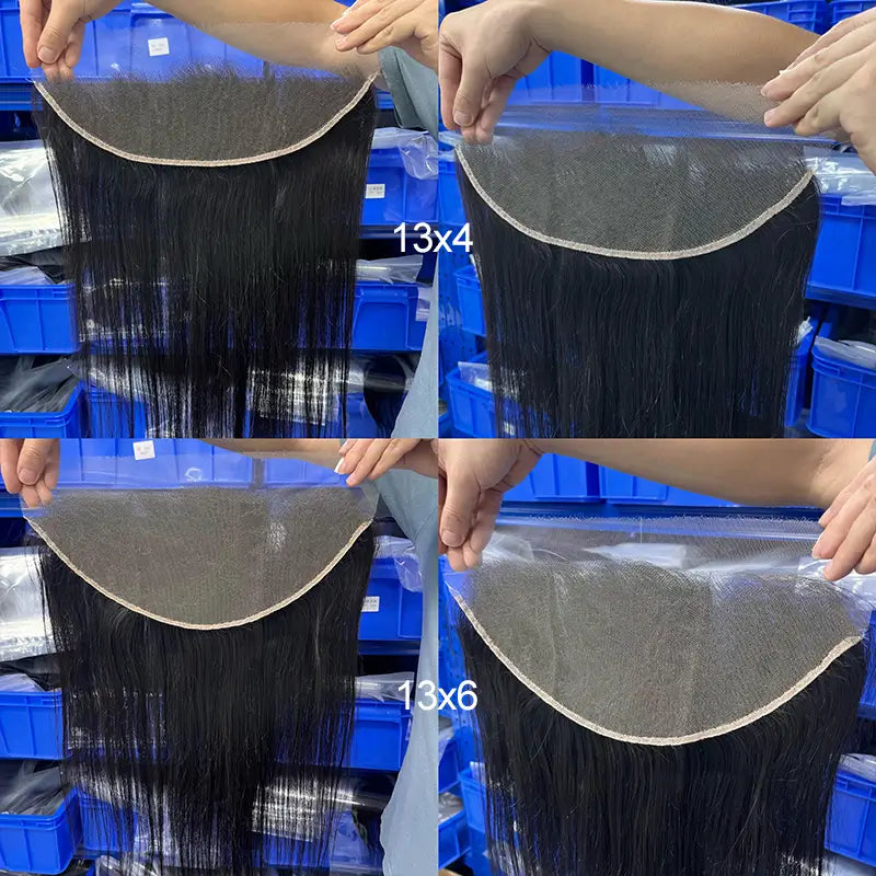 Transparent Lace Closure & Frontal Straight