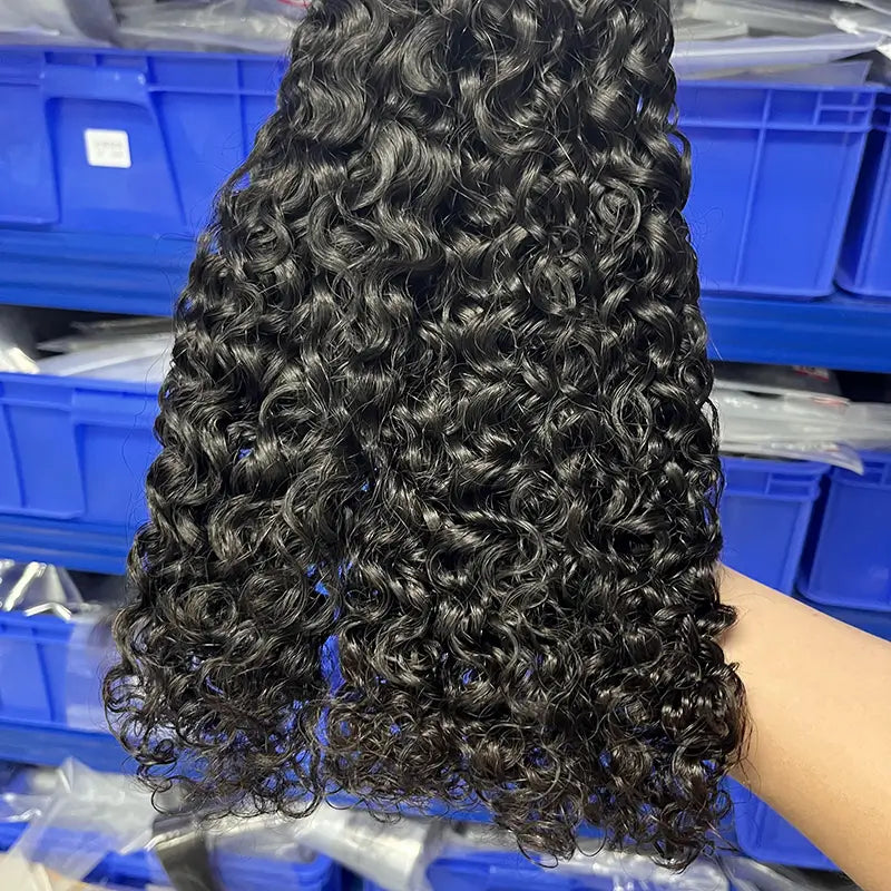 Water Wave Bulk Virgin Human Hair For Braiding