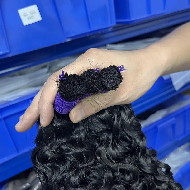 Water Wave Bulk Virgin Human Hair For Braiding
