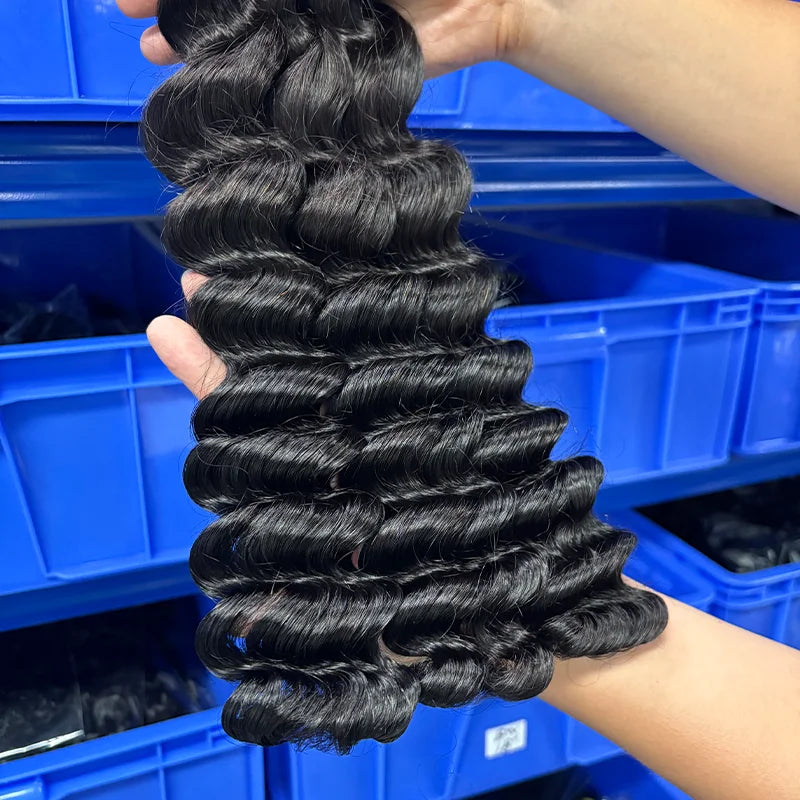 Loose Deep Bulk Virgin Human Hair For Braiding