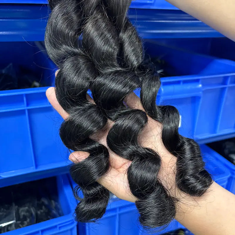 Loose Wave Bulk Virgin Human Hair For Braiding