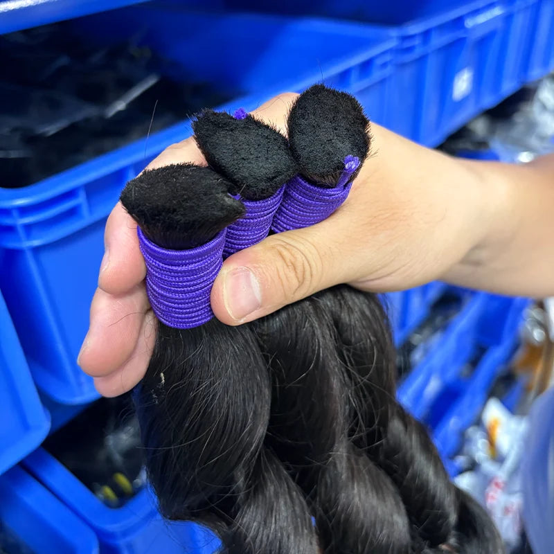 Loose Wave Bulk Virgin Human Hair For Braiding