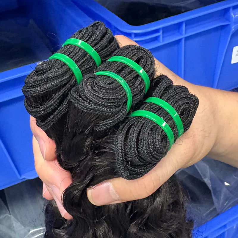 12A Raw Vietnamese Virgin Hair Weaving Bohemian Curl